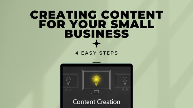 Creating Content for Small Businesses - 4 Easy Steps