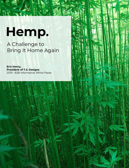 Cover of white paper on domestic industrial hemp supply chain